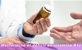 Metformine et déficit en vitamine B12
