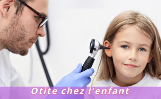 Otite chez l'enfant